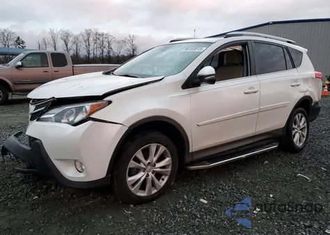 2014 Toyota Rav4 Limited from USA, damaged, VIN 2T3YFREV8EW115877